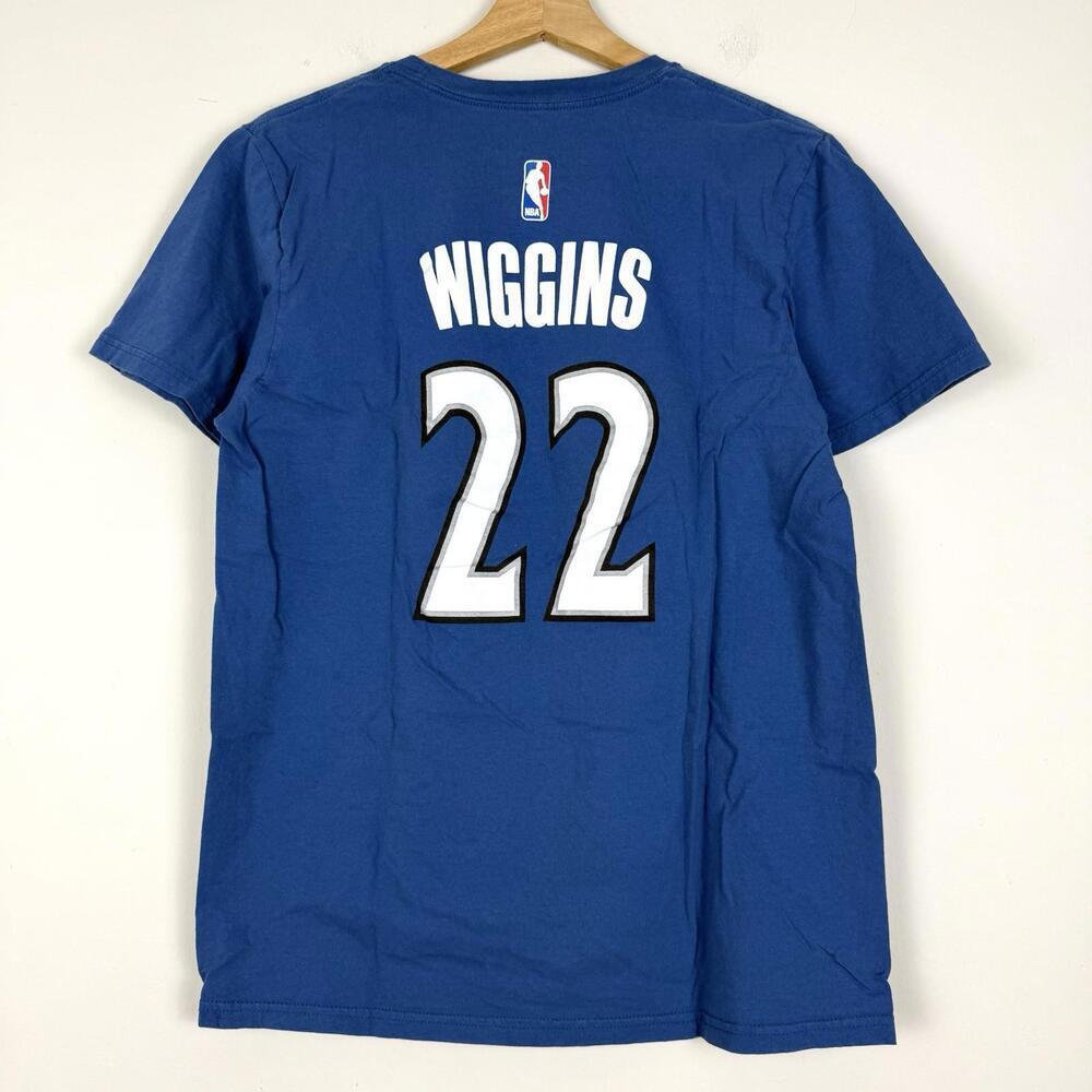 Adidas Andrew Wiggins Minnesota Timberwolves #22 NBA T-Shirt Blue Men’s Medium